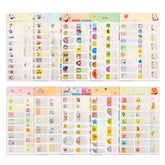 Set of 10 Sheets Different Cartoon Sticker Water Proof Blank Name Tag LabelStacy & Kirill