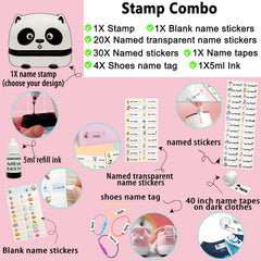 Stacy And Kirill (Stacynkirill) Name Stamp - Cute Animal Personalised Name Stamp For Kids AdultsStacy & Kirill