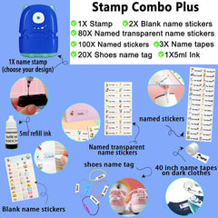 Stacy And Kirill (Stacynkirill) Name Stamp - Cute Monster Alien Personalised Name Stamp For Kids AdultsStacy & Kirill