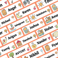 Stacynkirill Personalized Name Label Tag Kids Custom Stcikers for Water Bottle Stationary Lunch Box Waterproof Removable Self-Adhesive Labels for Daycare Toddlers School Stuff Parents Size 1.8”X1.1”Stacy & Kirill