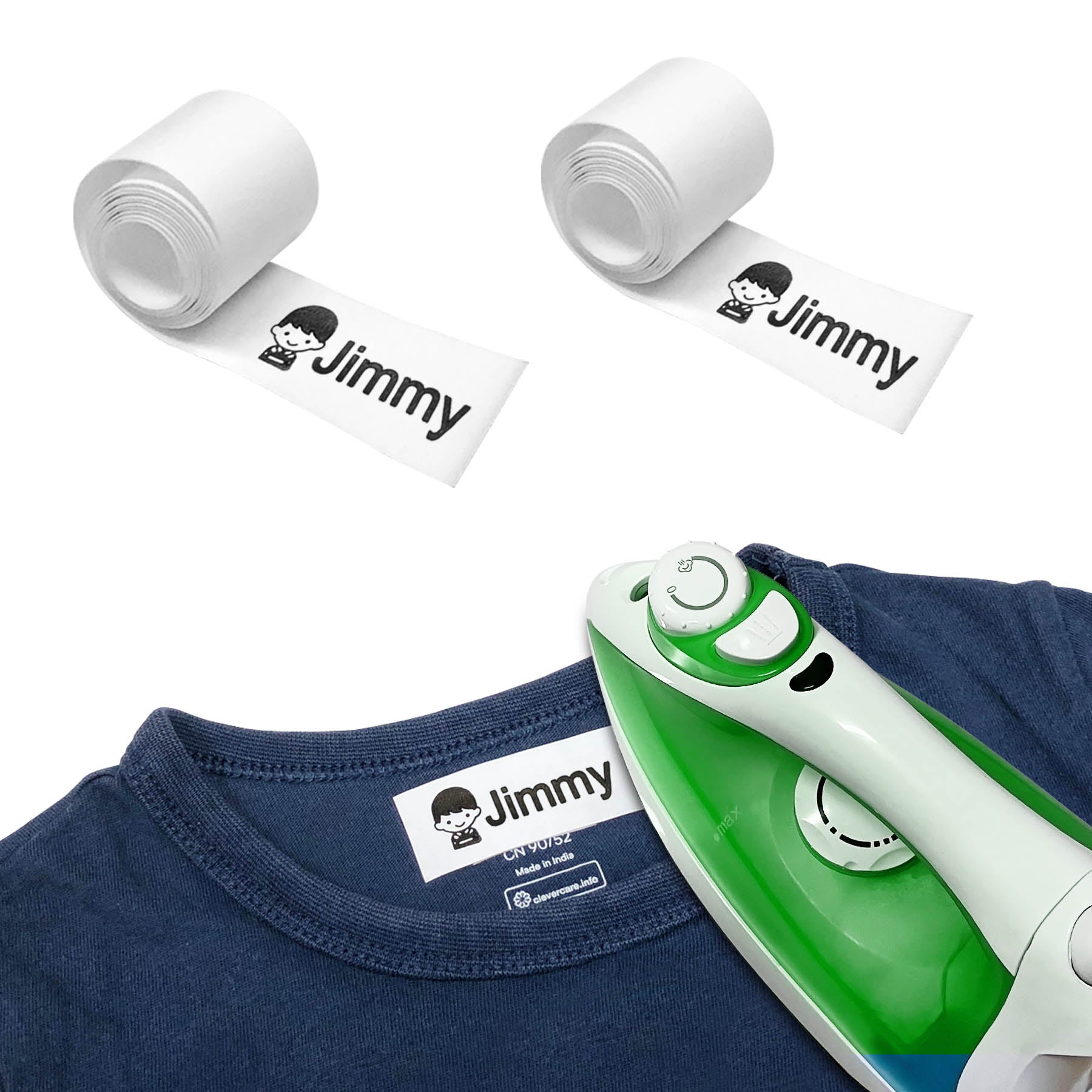 40 Inch (20 - 25 names quantity )Per Roll Iron On Stamp Tapes For Dark And Thin ClothesStacynKirill