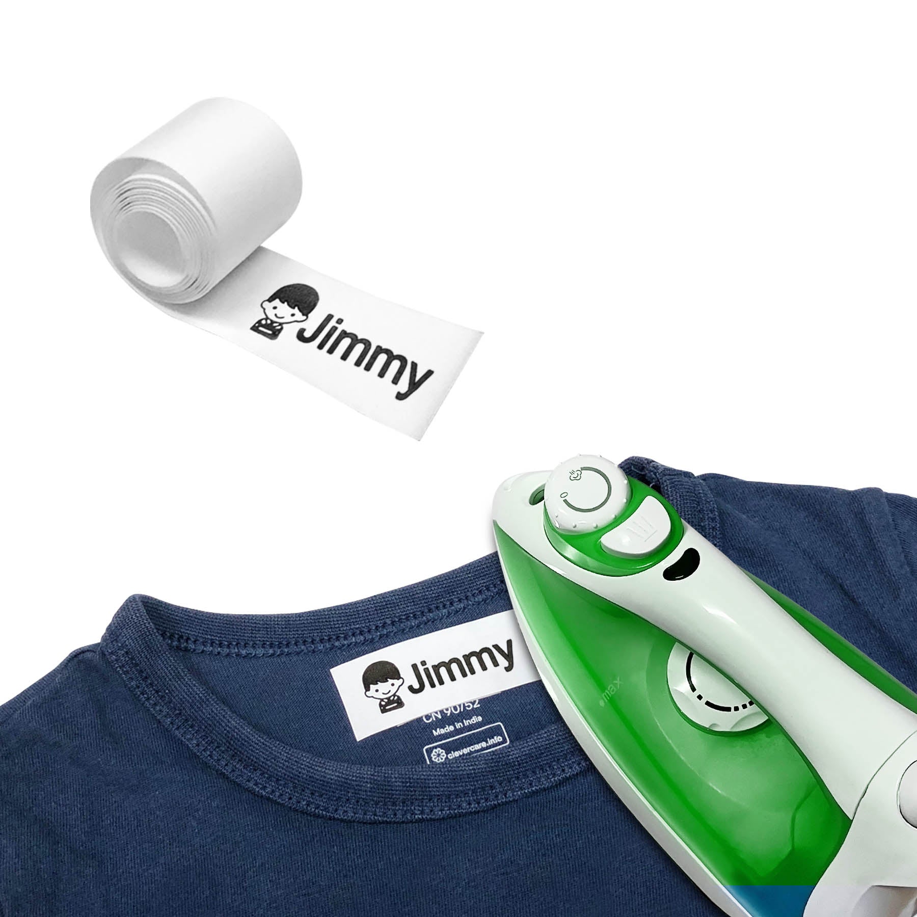 40 Inch (20 - 25 names quantity )Per Roll Iron On Stamp Tapes For Dark And Thin ClothesStacynKirill