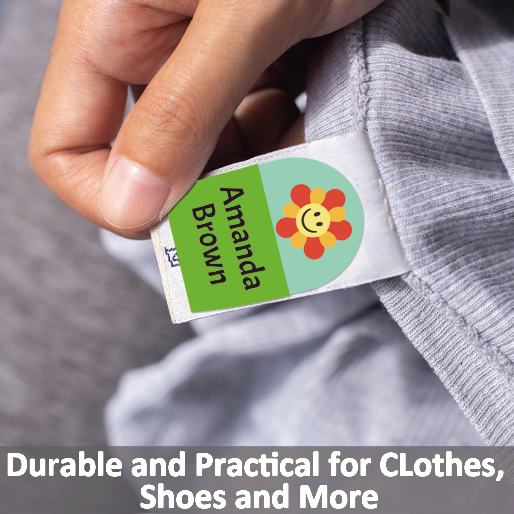 StacynKirill Personalized Name Labels for Kids Custom Stcikers Washable for Clothes and Gear Non Iron Waterproof for Kids Stuff Daycare Toddlers School Supplies Water Bottle Camp Sport Theme Extra LargeStacy & Kirill