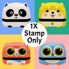 Stacy And Kirill (Stacynkirill) Name Stamp - Cute Animal Personalised Name Stamp For Kids AdultsStacy & Kirill