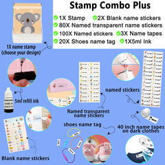 Stacynkirill Name Stamp - Zoo Animal Personalised Name Stamp For Kids AdultsStacy & Kirill